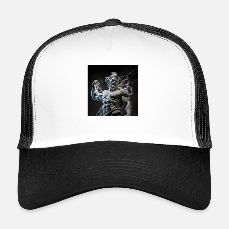 Zeus grec Sculpture Moderne Casquette trucker 