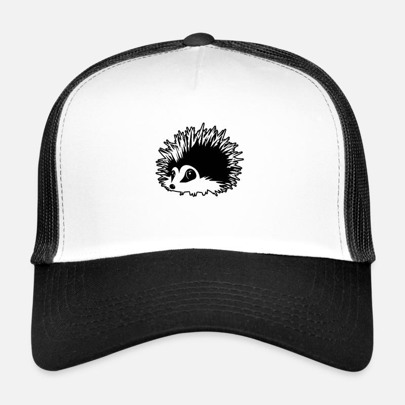 Hedgehog Forest Prickly Animal Trucker Cap