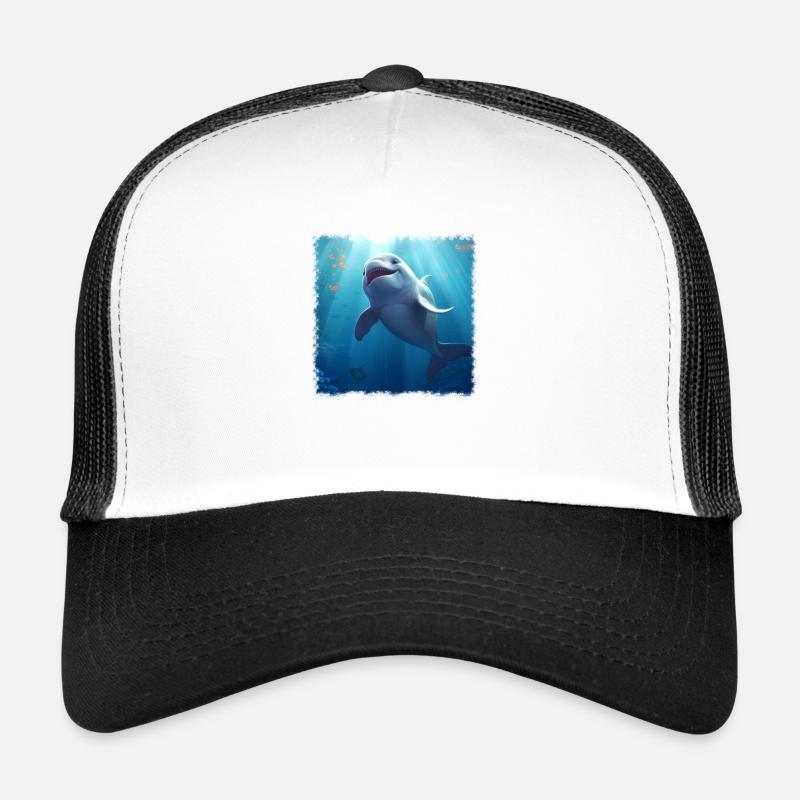 Glücklicher Delfin Trucker Cap