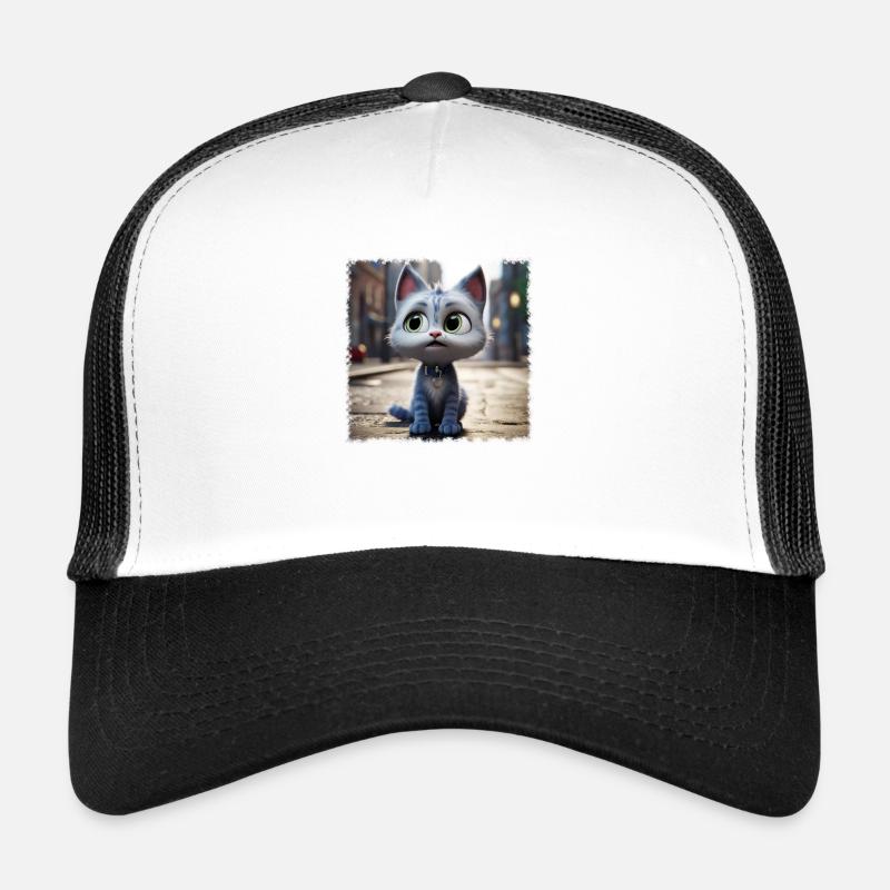 cute cat Trucker Cap