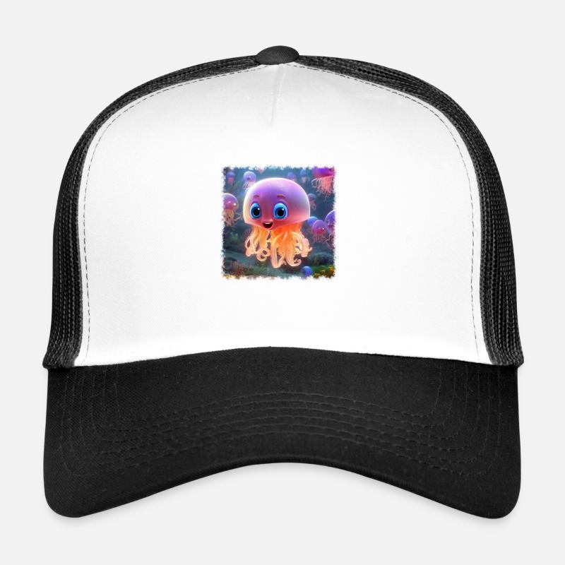 Méduse mignonne Casquette trucker 