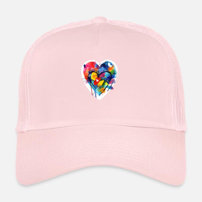 Love Heart Trucker Cap