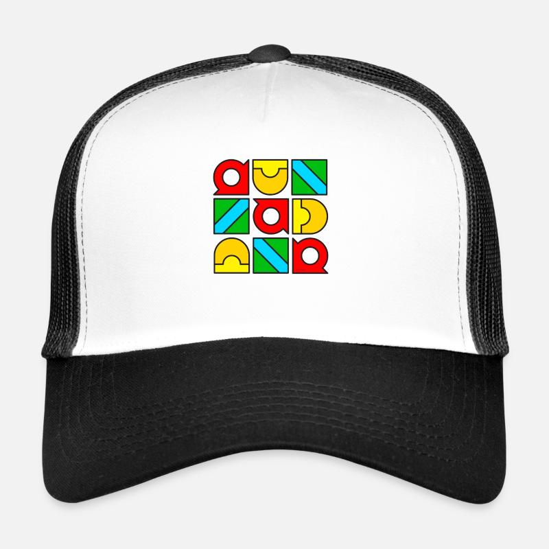 Schnittmuster Moda 050623 3 - Trucker Cap - Weiß/Schwarz