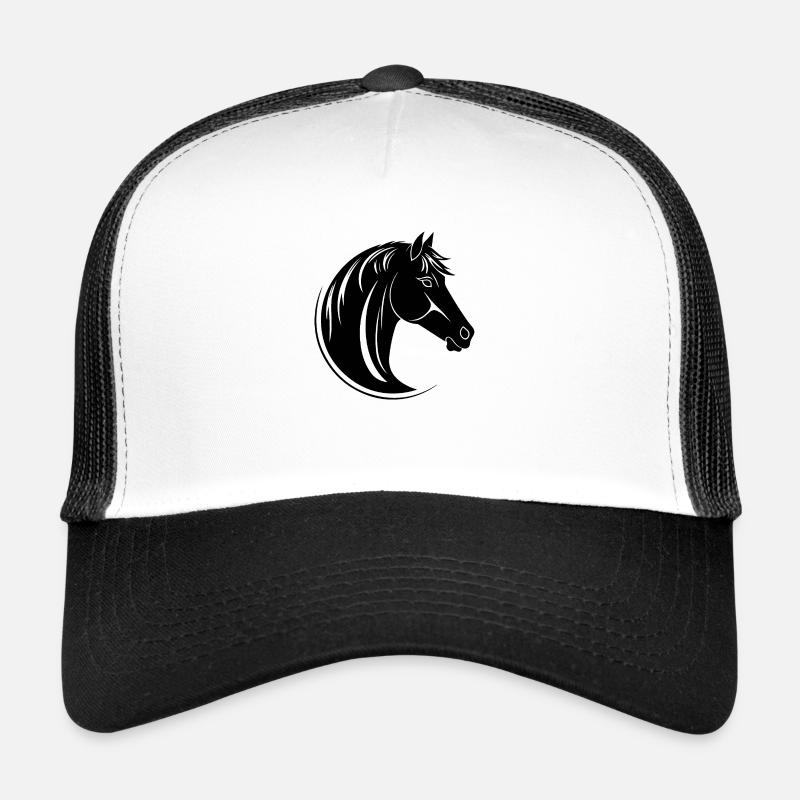 Poney tête de cheval Casquette trucker 