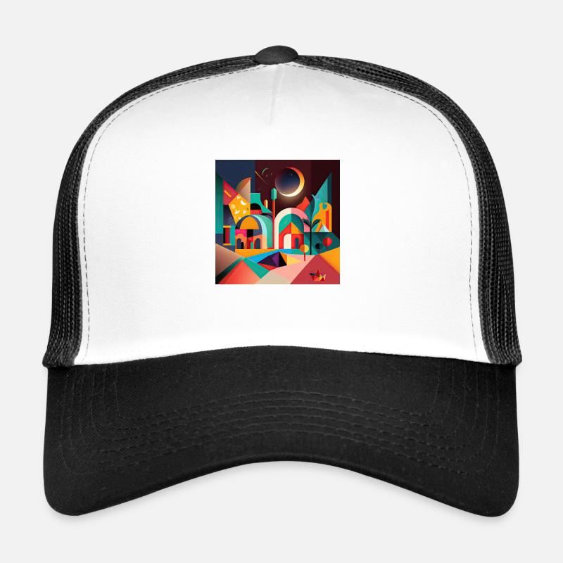 The Bauhaus Legacy - Trucker Cap - Weiß/Schwarz