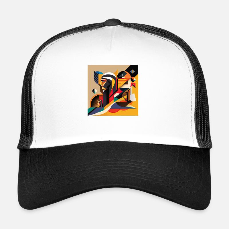 The Bauhaus Legacy - Trucker Cap - Weiß/Schwarz