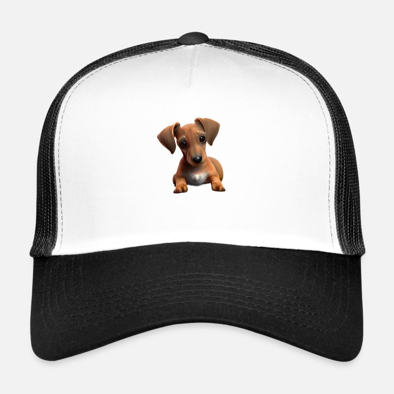 Chien teckel Chiens teckel Propriétaire de chiot Casquette trucker 