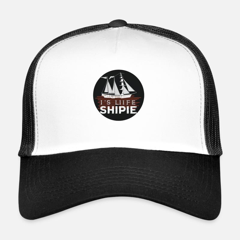Ship design with slogan Trucker Cap