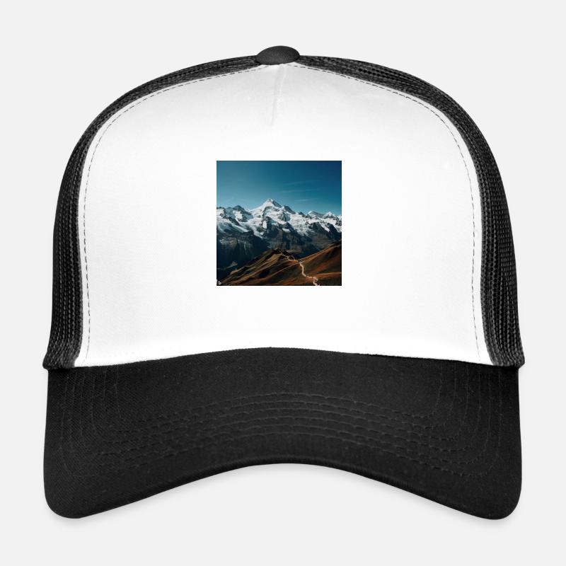 Abenteuerlust - Trucker Cap - Weiß/Schwarz