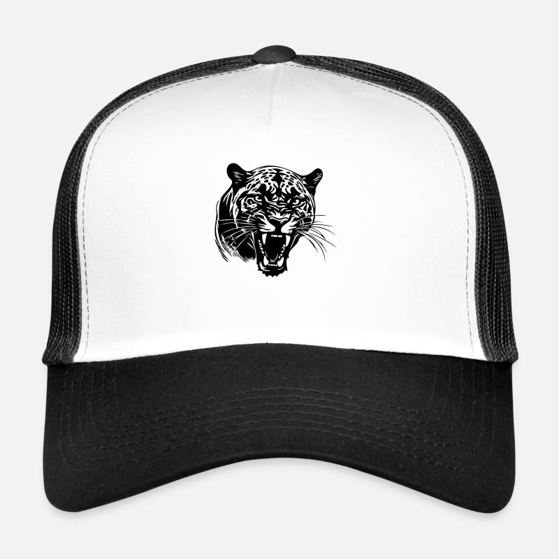 Panther Raubtier Dschungel Wildkatze Trucker Cap