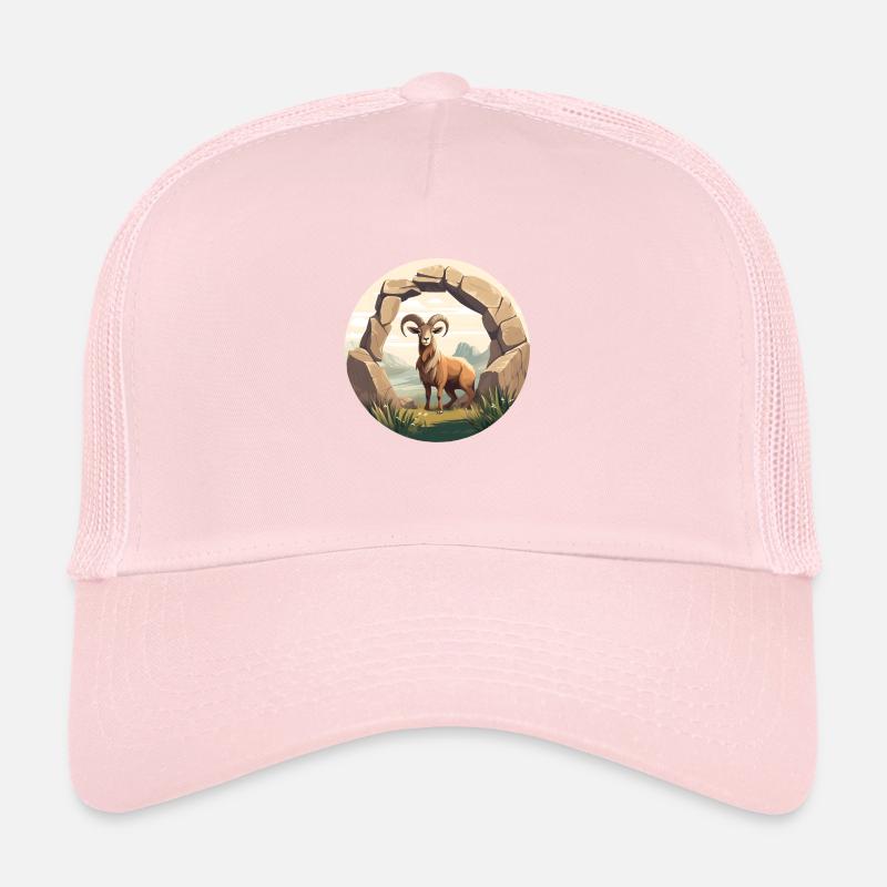 Alpine Majesty Ibex Trucker Cap