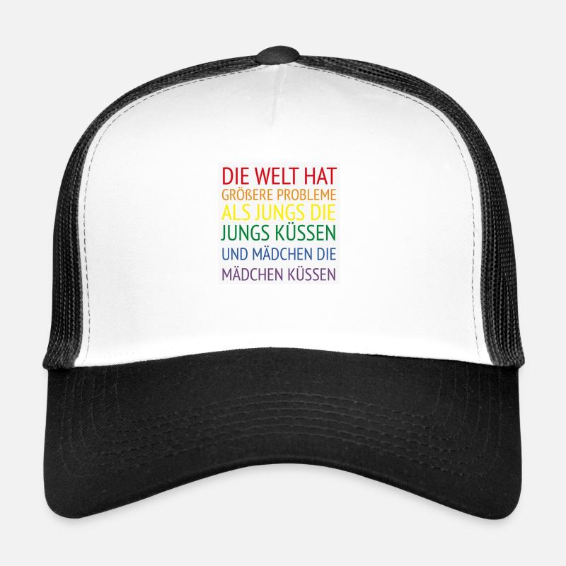 Die Welt hat größere Probleme als... Trucker Cap