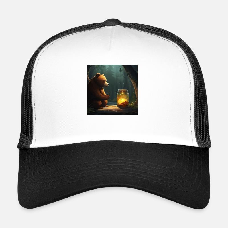 Lustighausen - Comic style bear 2 Trucker Cap