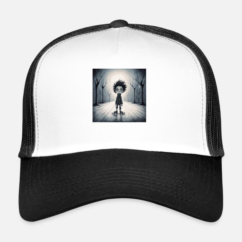 Emo-Style Trucker Cap