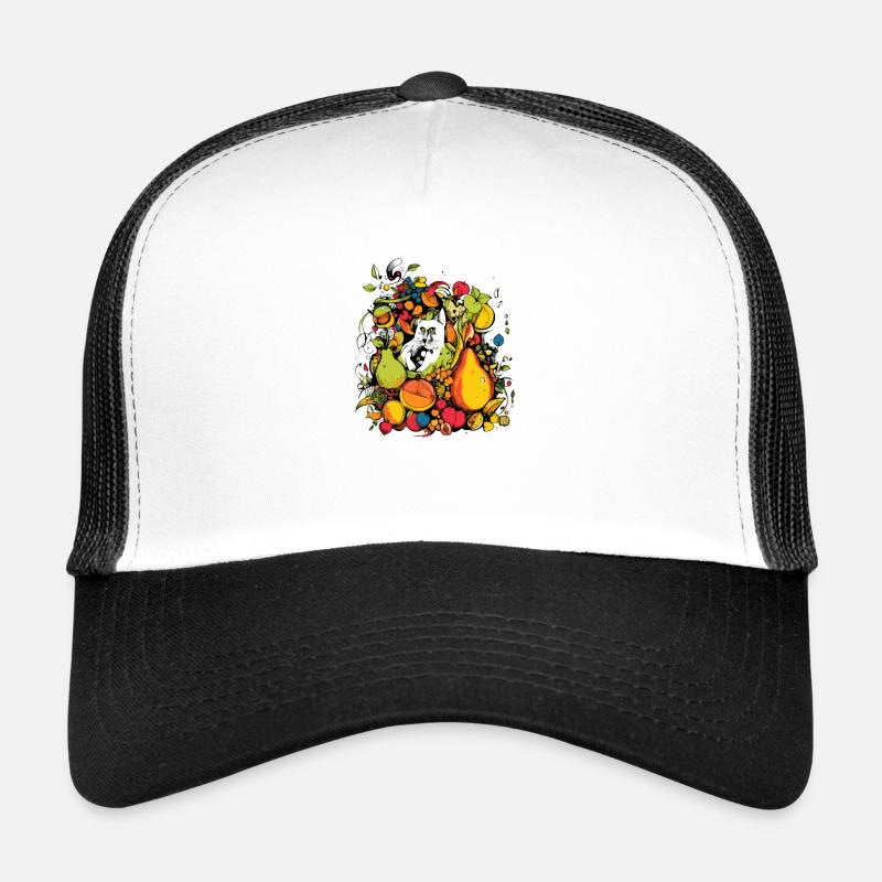 Joey in fruit Trucker Cap