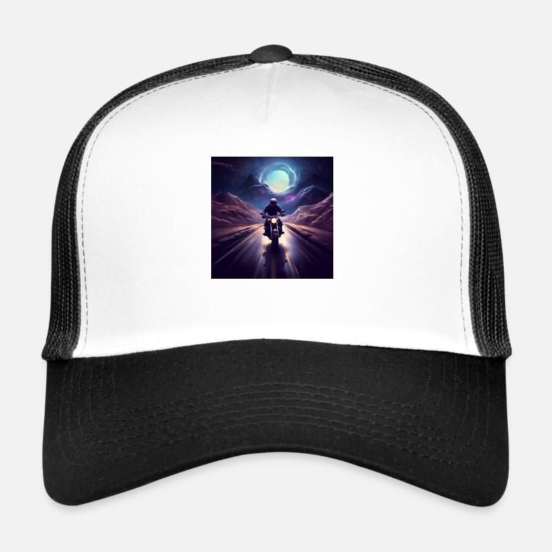 Galactic Motorcycle Rally Trucker Cap