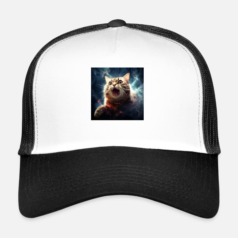 Galaktischer Katzenwahnsinn Trucker Cap