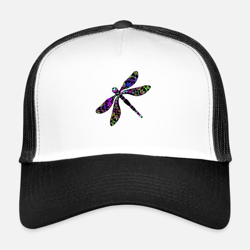 Libelle - Trucker Cap - Weiß/Schwarz