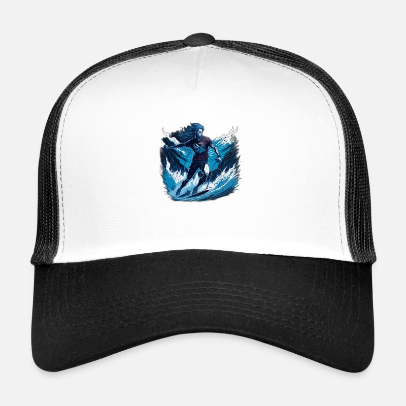 Wasser Ski - Ultra Design - Trucker Cap - Weiß/Schwarz