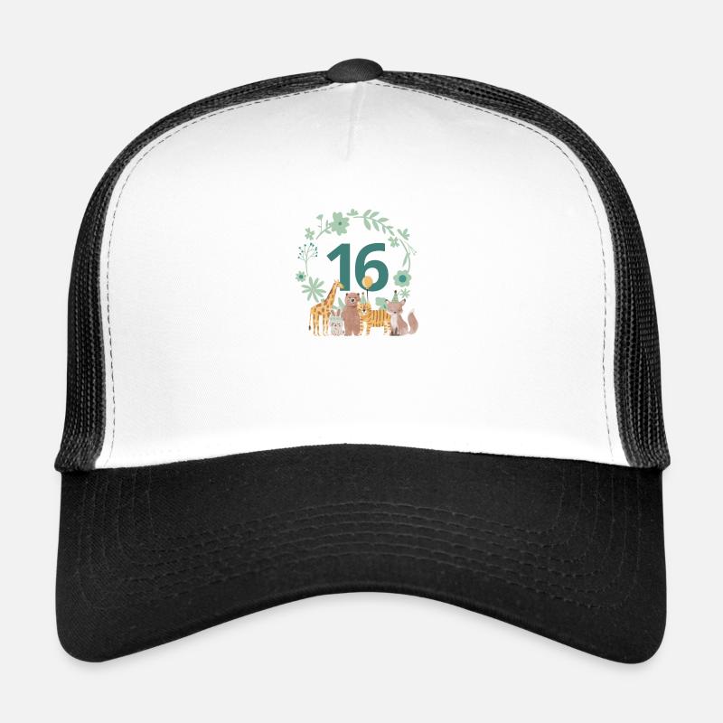 16-jähriges Jubiläum - Tierischer Geburtstag Trucker Cap