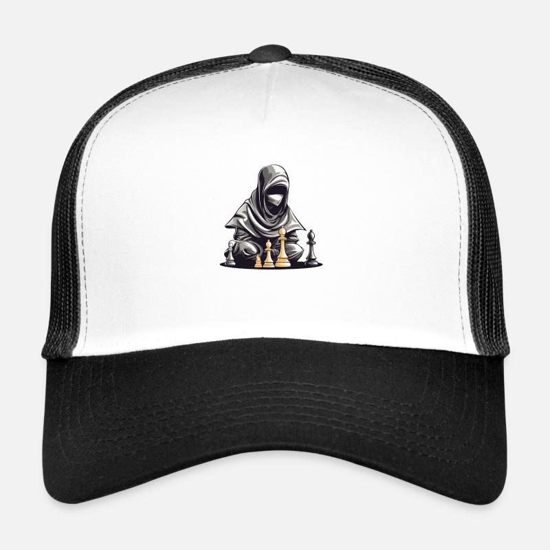 Ninja Chess haute méditation Casquette trucker 