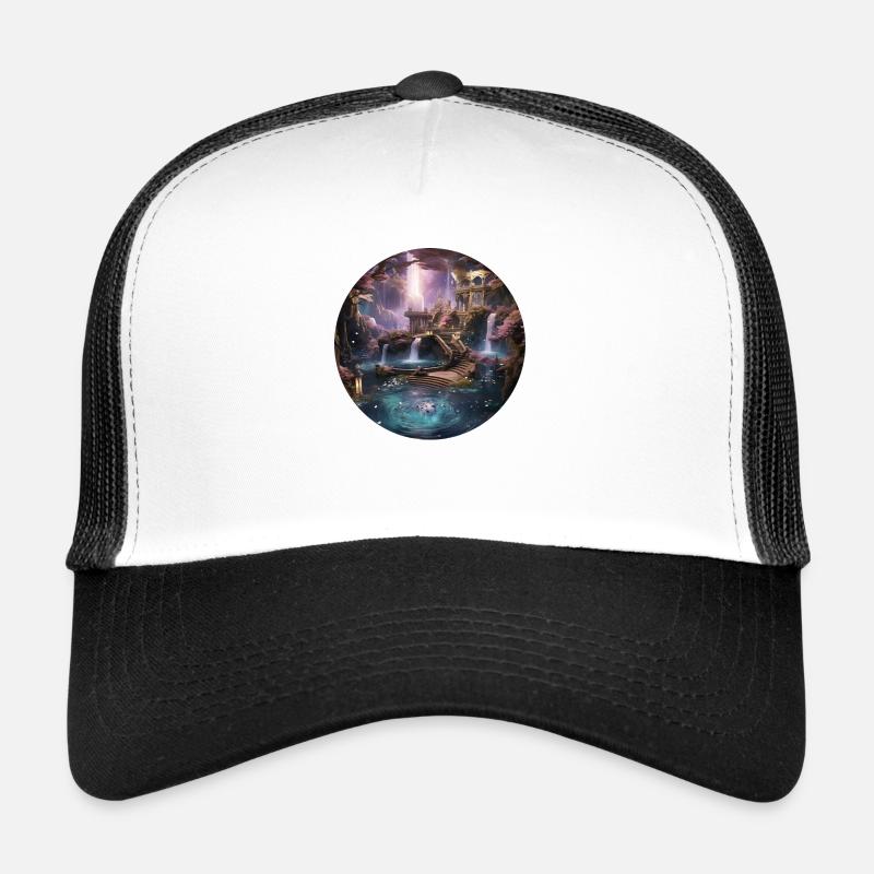 Enveloping star spells Trucker Cap