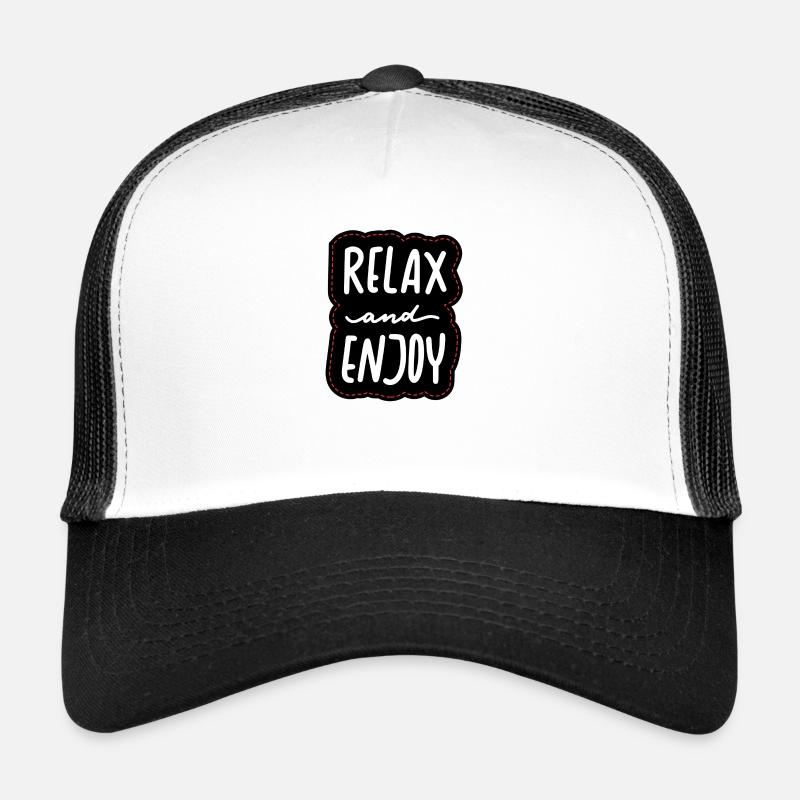 Relax and Enjoy Trucker Cap