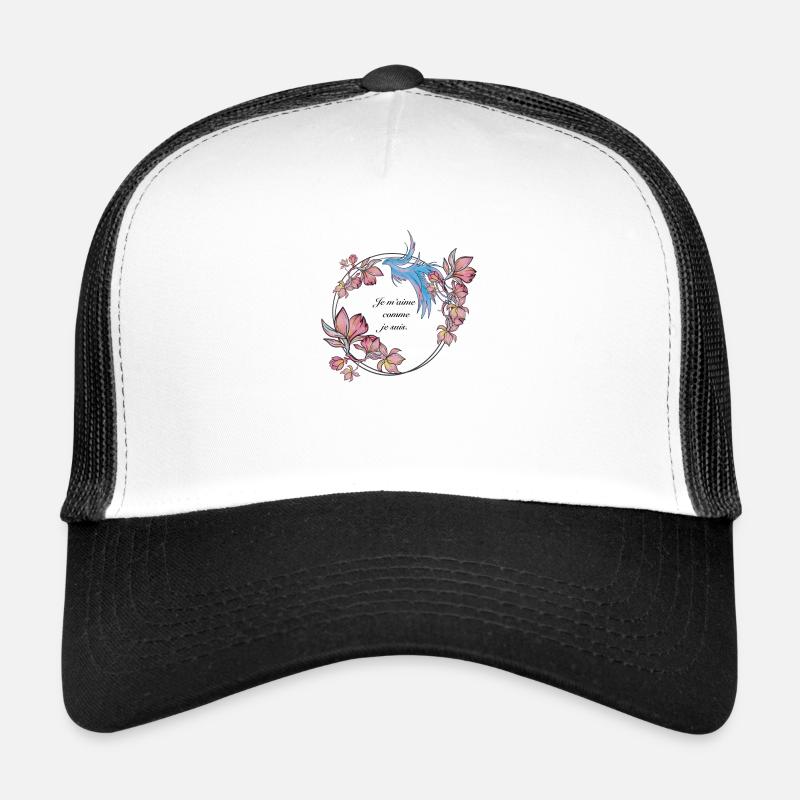Magnolia - Casquette trucker  - blanc/noir