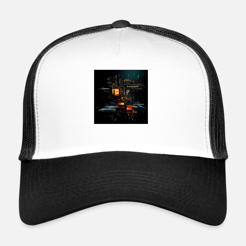 Créativité numérique : technologie moderne Casquette trucker 