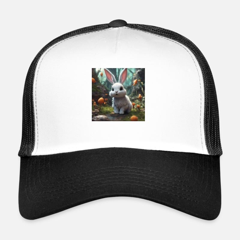 cute rabbit Trucker Cap