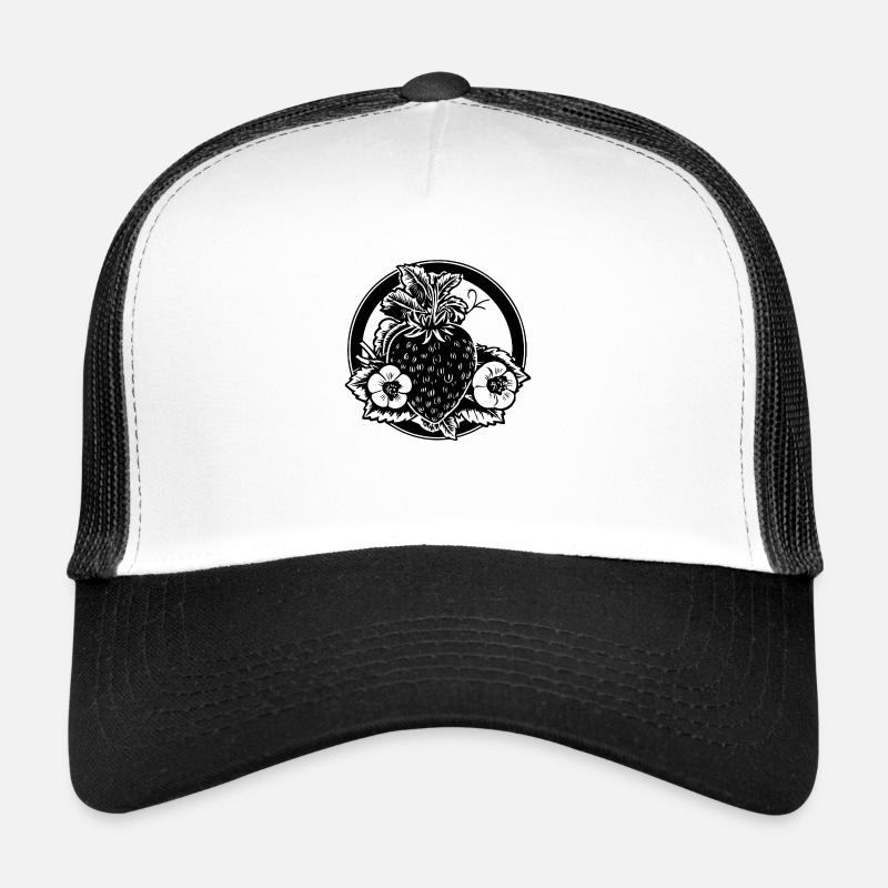 Erdbeere Obst Frucht Trucker Cap