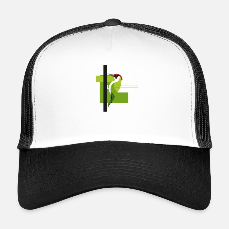 Specht am Baum Grünspecht Trucker Cap