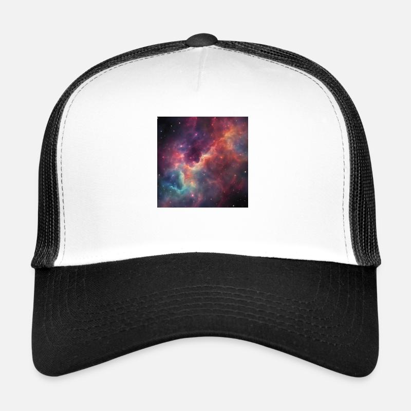 A.I. Nebula Galaxy - Trucker Cap - Weiß/Schwarz