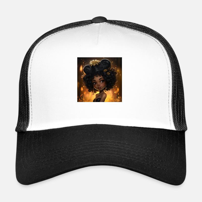 Betty B - Trucker Cap - white/black