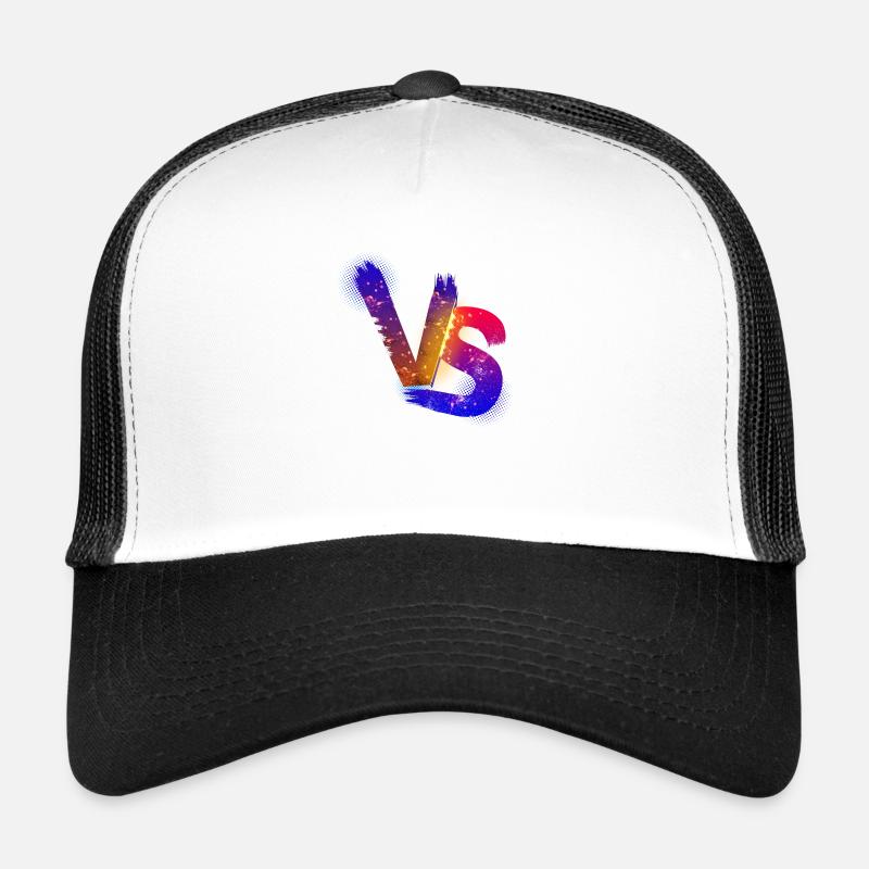 VS - Casquette trucker  - blanc/noir