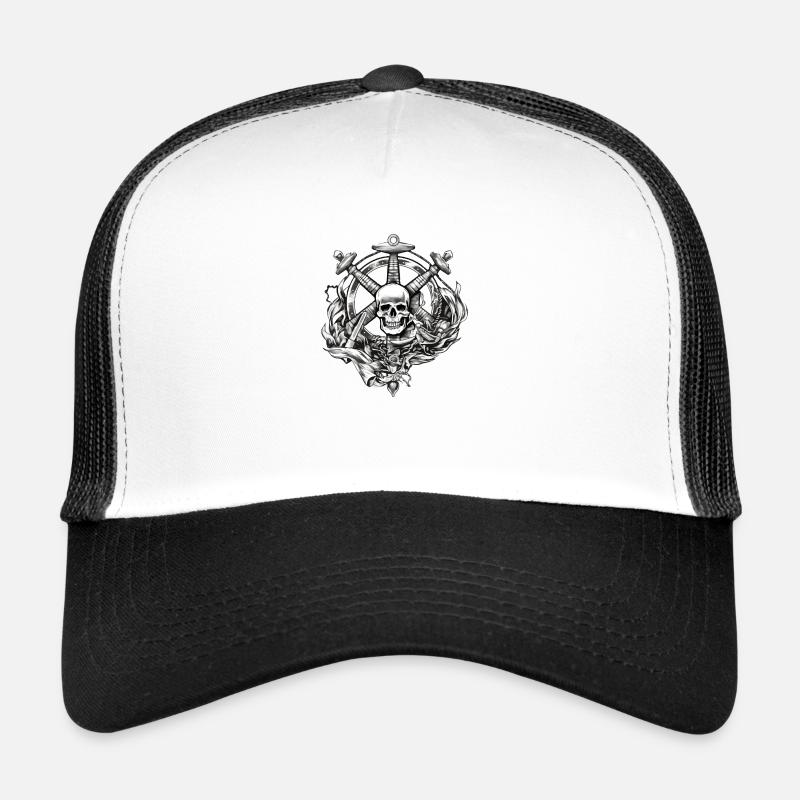 Piratenschädel Trucker Cap