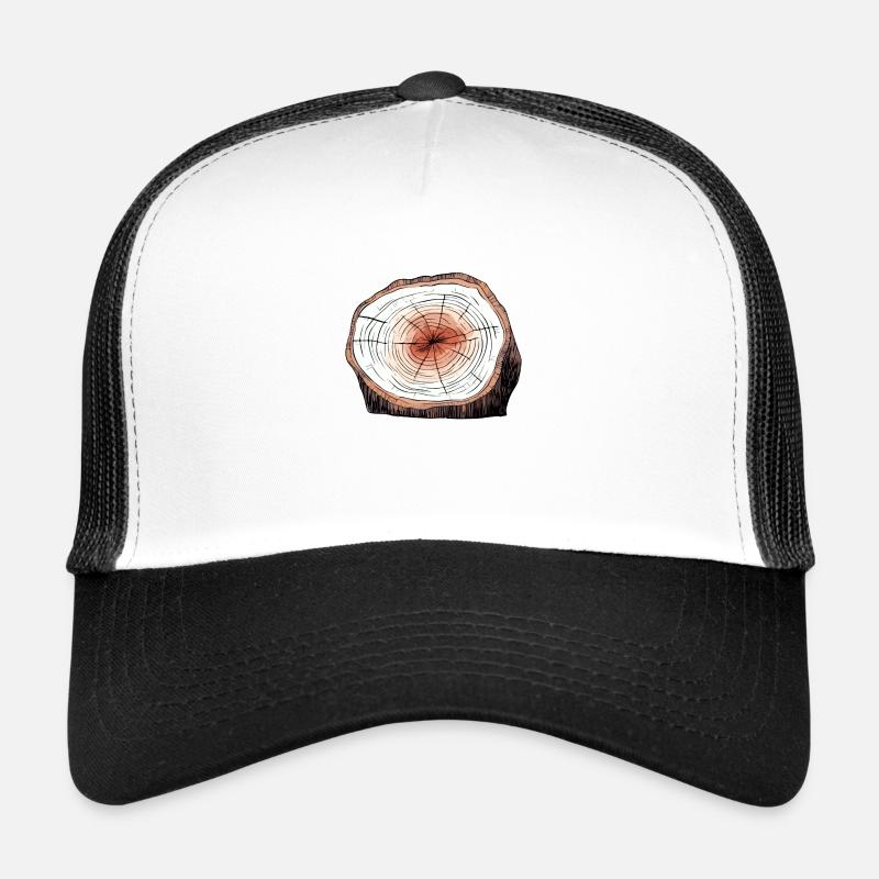 Coupe transversale d'arbre Casquette trucker 