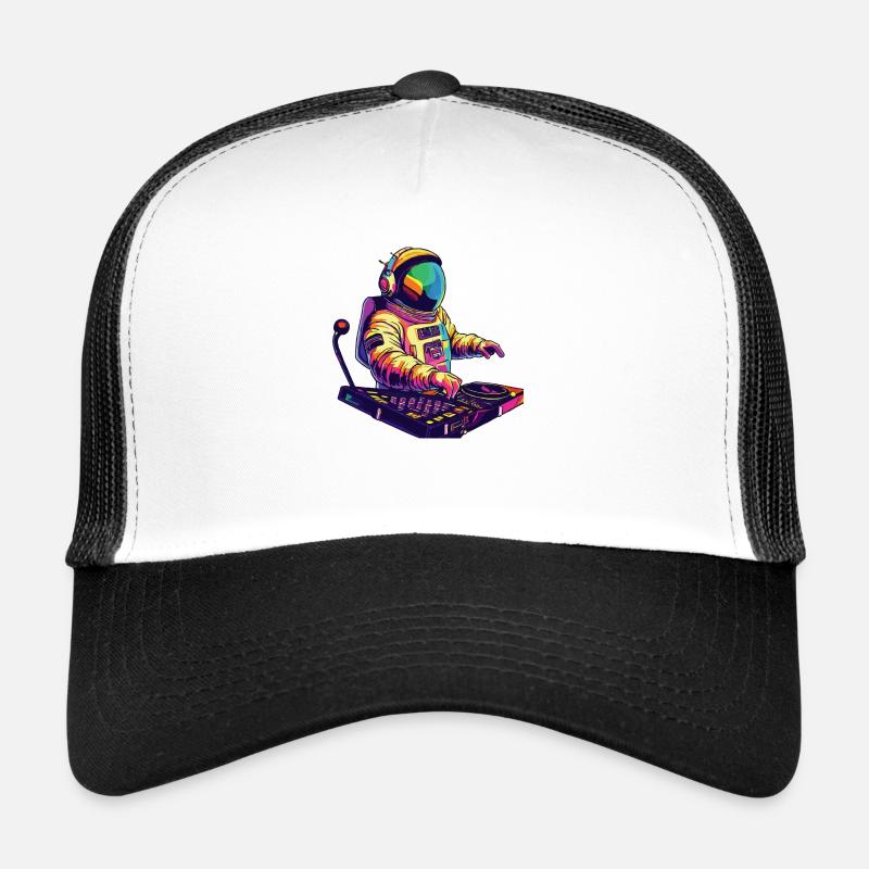 Idée cadeau Astronaut DJ Casquette trucker 