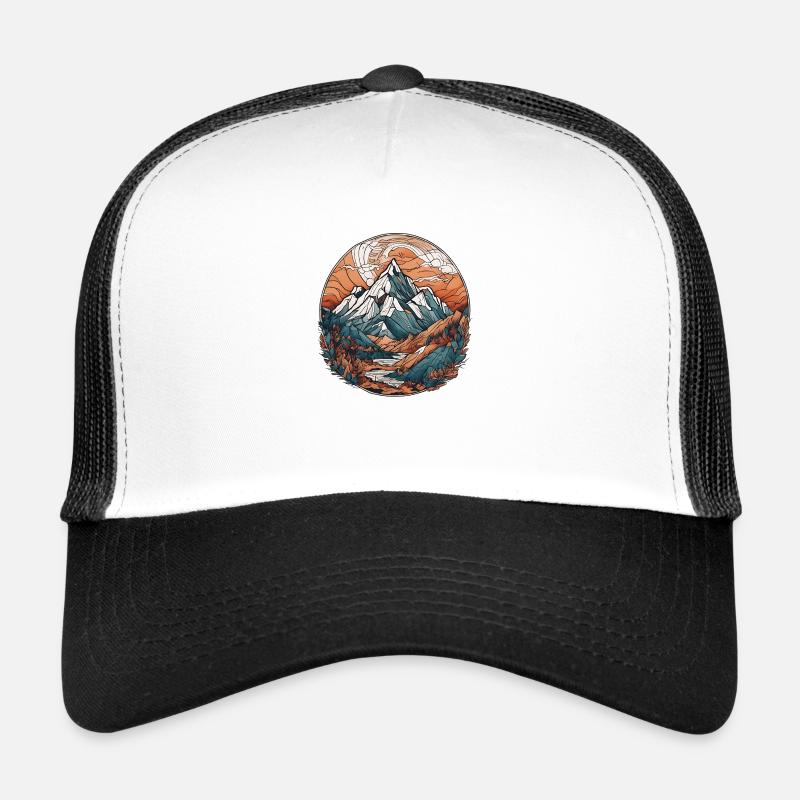 Berg Landschaft Trucker Cap
