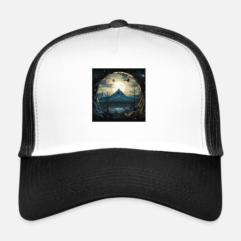 Mountain landscape Trucker Cap
