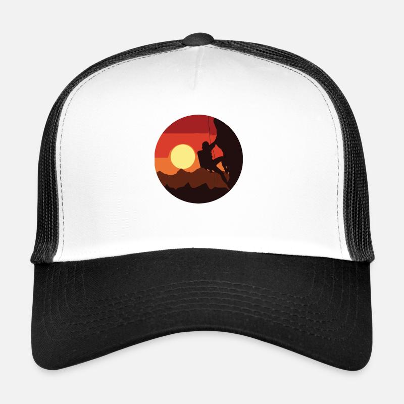 Varappe - Casquette trucker  - blanc/noir