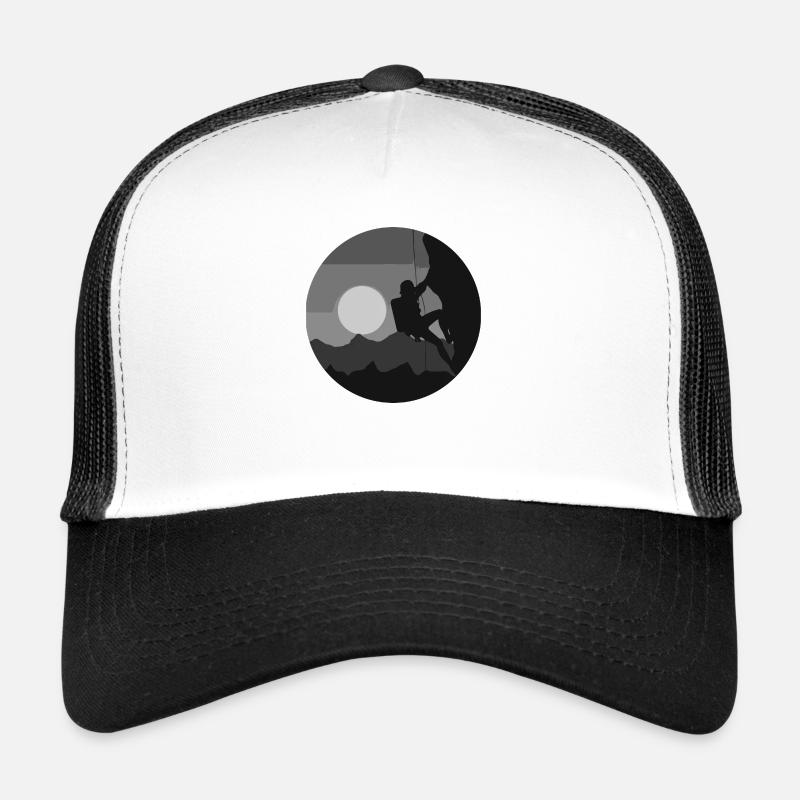 Rock Climbing - Trucker Cap - white/black