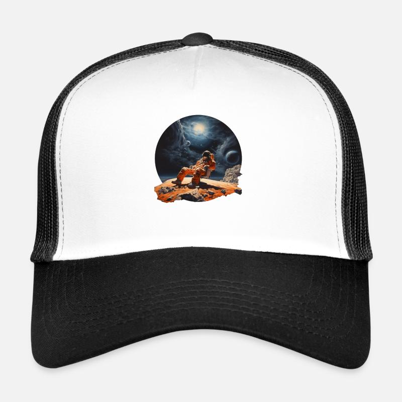 Un Cosmonaute en Vacances Casquette trucker 