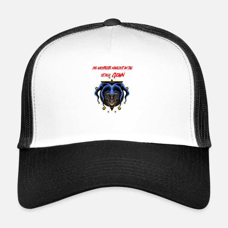 Clown - Trucker Cap - Weiß/Schwarz