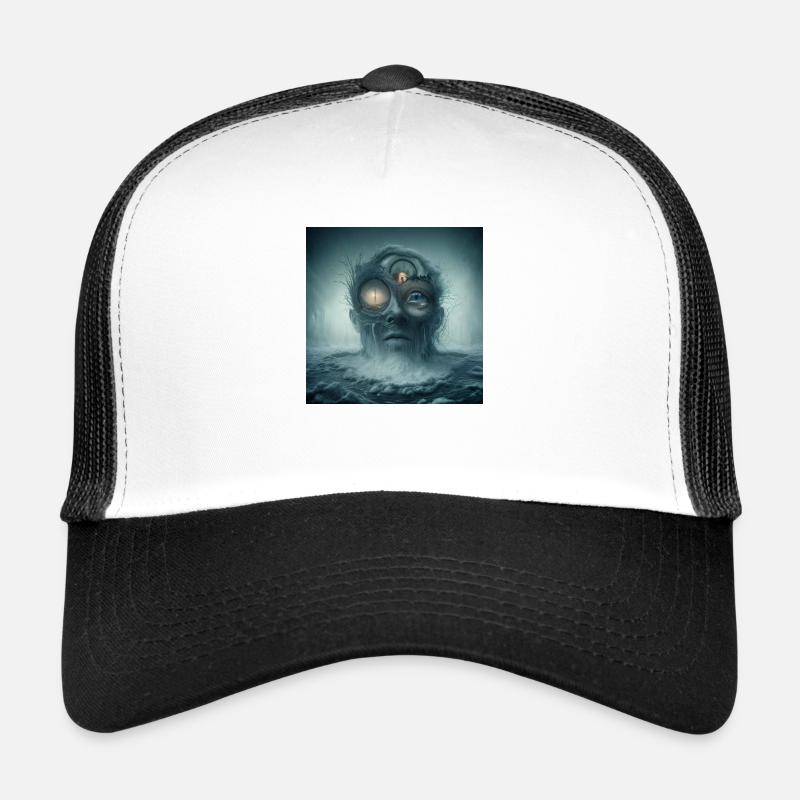 Angst - Trucker Cap - Weiß/Schwarz