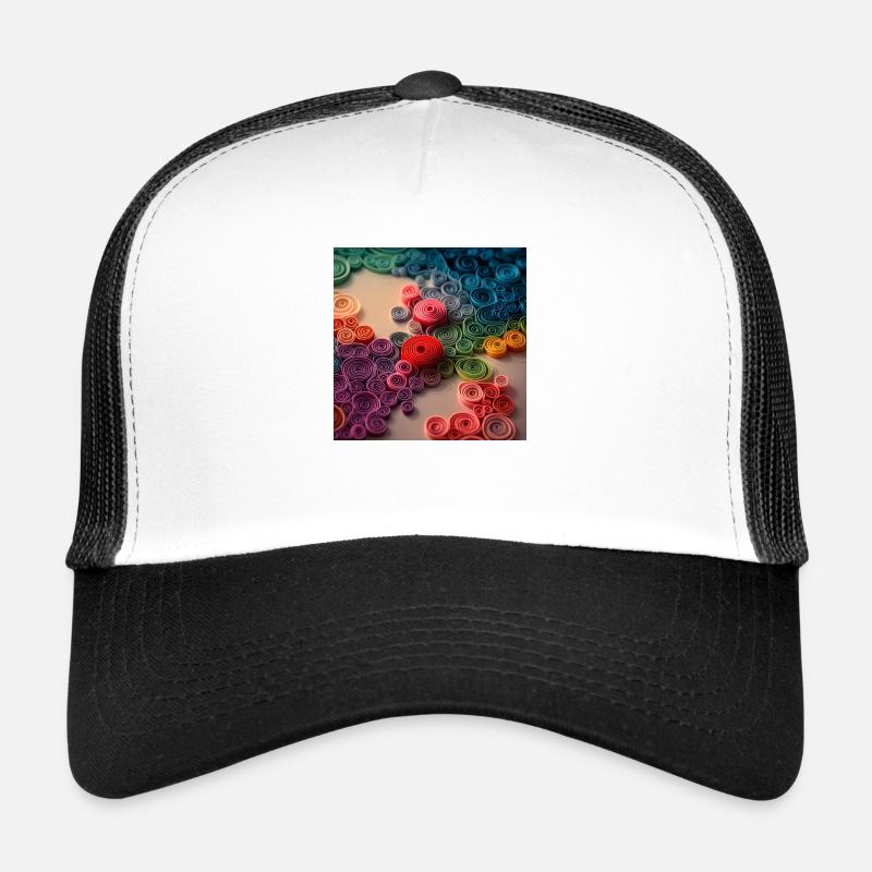 Regenbogenspiralen Trucker Cap