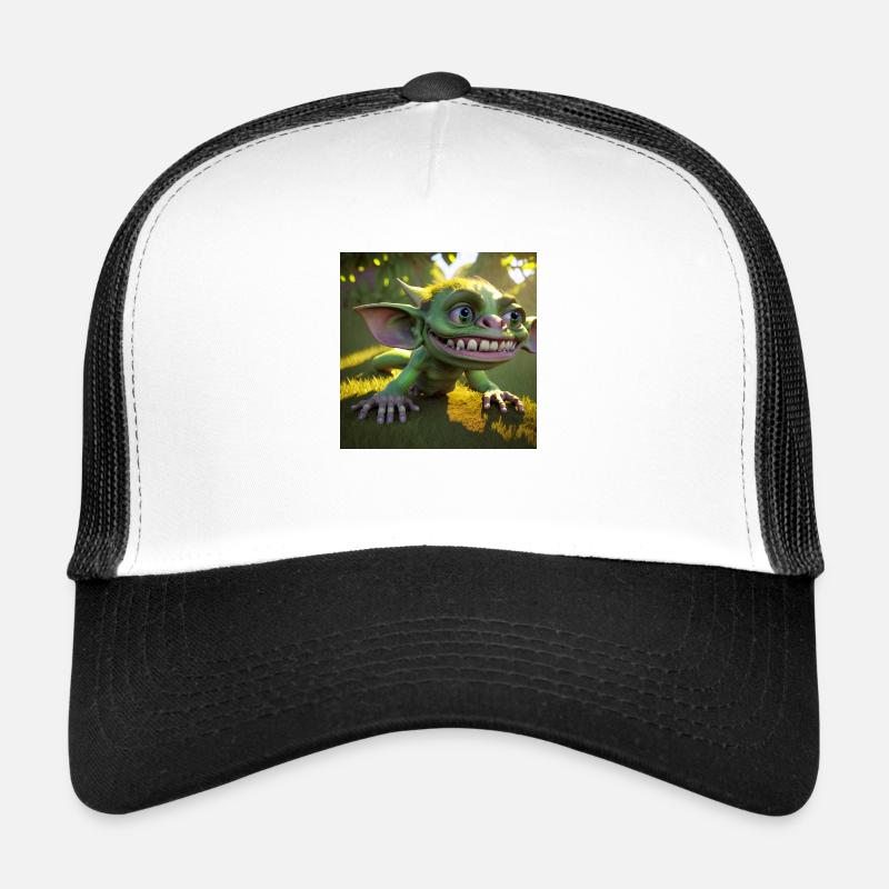 Funny green goblin Trucker Cap