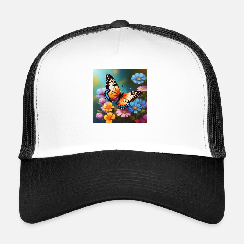 Papillon africain Casquette trucker 