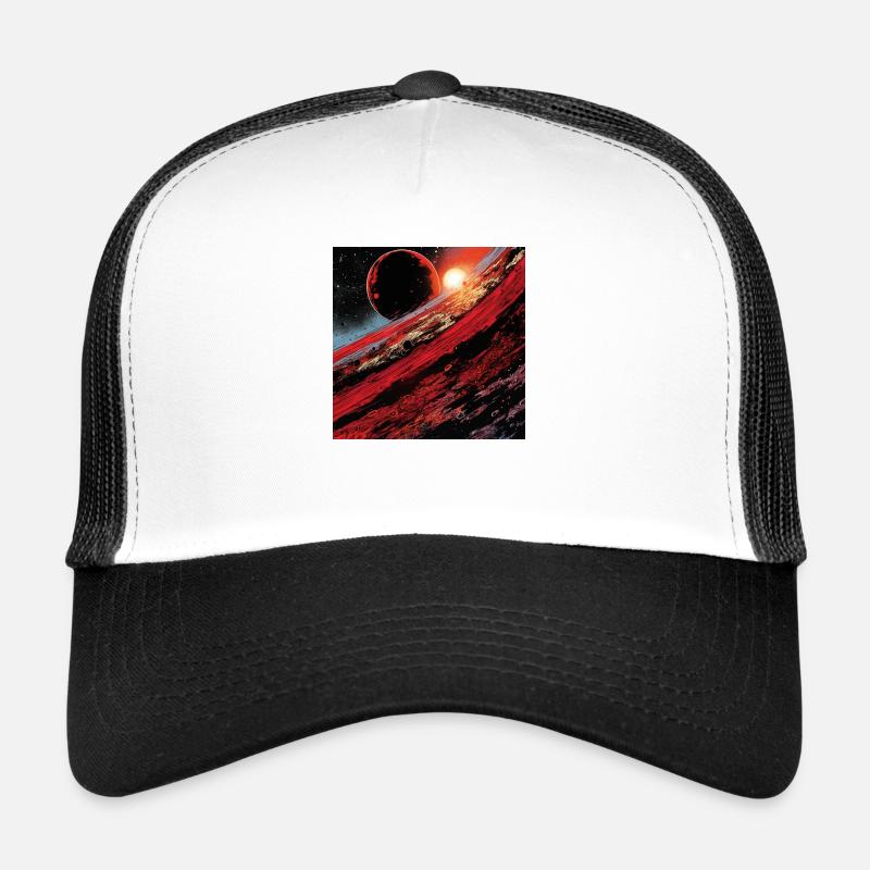 Space Mecha Heaven - Trucker Cap - white/black