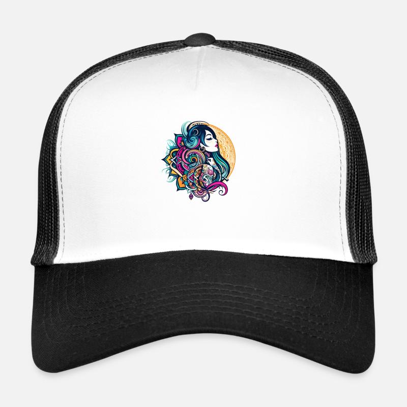 Tattoo Premium Design - Trucker Cap - Weiß/Schwarz